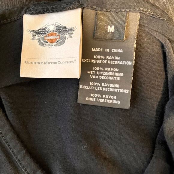 Harley Davidson long sleeve t-back top - Picture 9 of 14